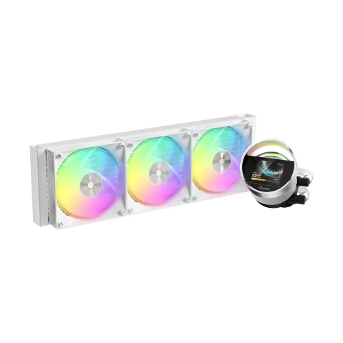 Ocypus SIGMA L36 AIO Liquid CPU Cooler — WH, 360mm, With Display