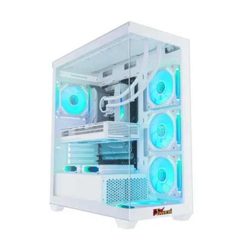 PC Power ICE TOWER ELITE Desktop Casing — White