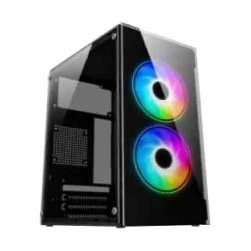 PC Power Pulse Fire X2 Mid Tower Casing — Micro-ATX, with 200W PSU
