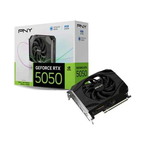 PNY GeForce RTX 5050 Graphics Card — 8GB GDDR6, Single Fan
