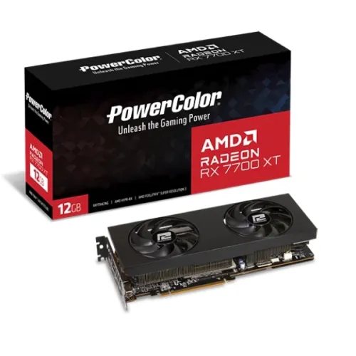 PowerColor Radeon RX 7700 XT Graphics Card — AMD, 12GB GDDR6