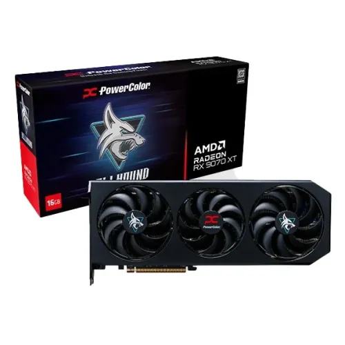 PowerColor Hellhound AMD Radeon RX 9070 XT Graphics Card — 16GB GDDR6