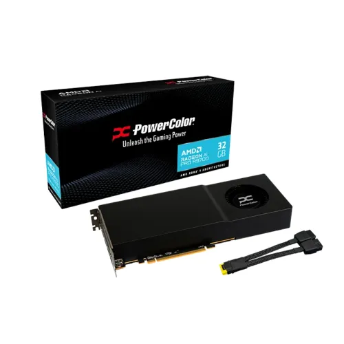 PowerColor Radeon AI PRO R9700 Graphics Card — 32GB GDDR6
