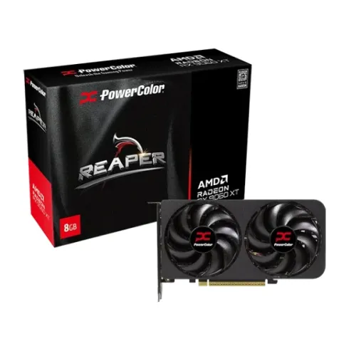 PowerColor Reaper AMD Radeon RX 9060 XT Graphics Card — 8GB GDDR6