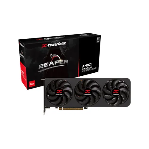 PowerColor Reaper Graphics Card — AMD Radeon RX 9070 GRE, 12GB GDDR6