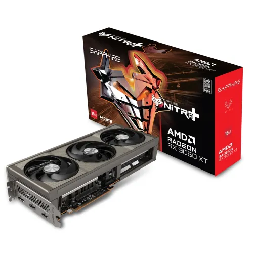 Sapphire NITRO+ Gaming OC Graphics Card — AMD Radeon RX 9060 XT, 16GB GDDR6