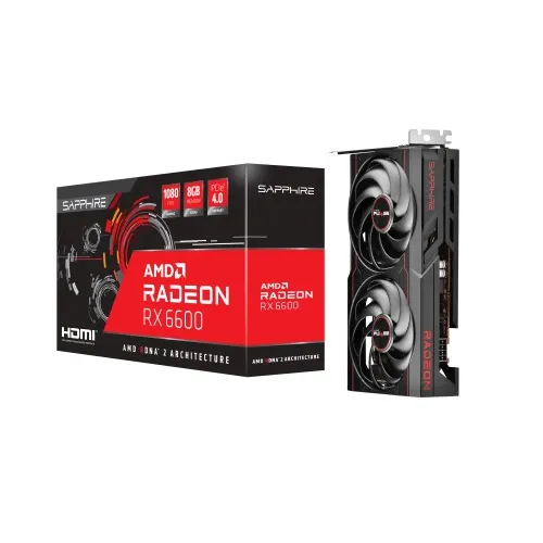 Sapphire Pulse AMD Radeon RX 6600 Graphics Card — 8GB GDDR6