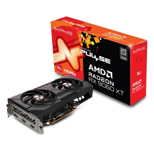 Sapphire Pulse AMD Radeon RX 9060 XT GAMING OC Graphics Card — 16GB GDDR6