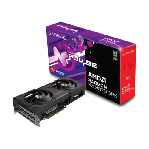 Sapphire Pulse AMD Radeon RX 9070 GRE Graphics Card — OC, 12GB GDDR6