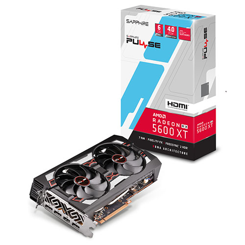 Sapphire Pulse Radeon RX 5600 XT Graphics Card — 6GB GDDR6