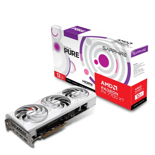 Sapphire PURE AMD Radeon RX 7700 XT GAMING OC Graphics Card — 12GB GDDR6