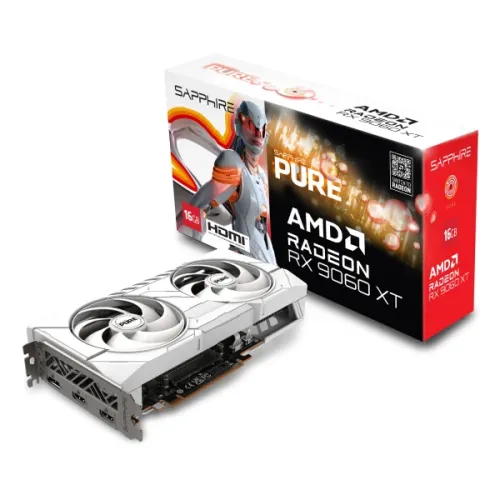 Sapphire Pure AMD Radeon RX 9060 XT GAMING OC Graphics Card — 16GB GDDR6