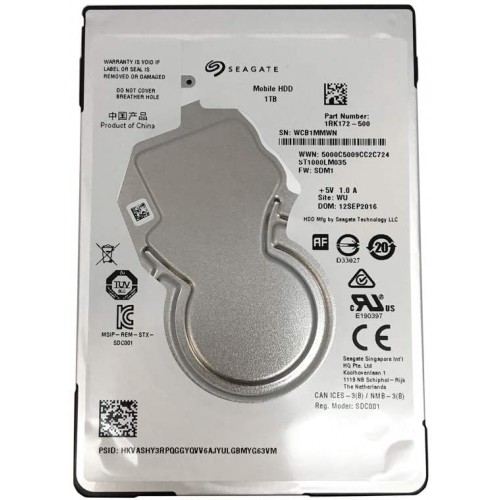Seagate 2.5 Inch SATA Laptop Hard Drive — 1TB