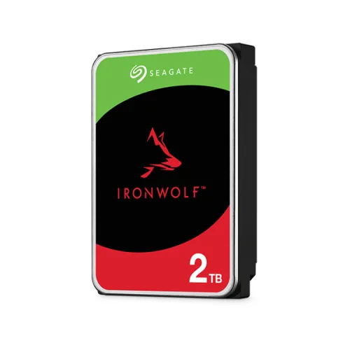 Seagate IronWolf NAS Hard Drive — 2TB, 3.5 Inch SATA, 5400RPM