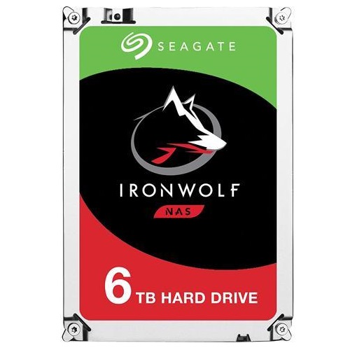 Seagate IronWolf NAS Internal HDD — 6TB, 7200 RPM, 3.5"