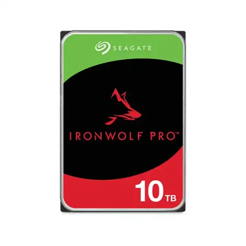 Seagate IronWolf Pro NAS Hard Drive — 10TB, 3.5-inch, SATA, 7200RPM