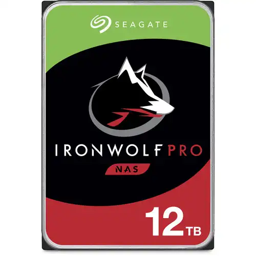 Seagate IronWolf Pro NAS Hard Drive — 12TB, 3.5", SATA, 7200RPM