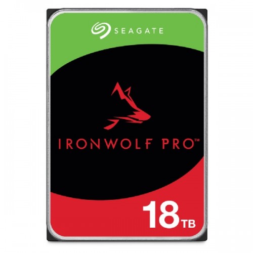 Seagate IronWolf Pro NAS Hard Drive — 18TB, 3.5 Inch SATA, 7200RPM