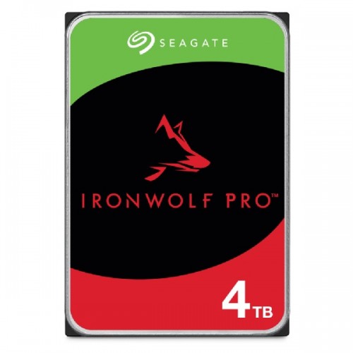 Seagate IronWolf Pro 3.5" NAS Hard Drive — 4TB, SATA, 7200RPM