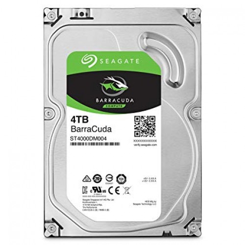 Seagate Barracuda 3.5-Inch SATA HDD — 4TB