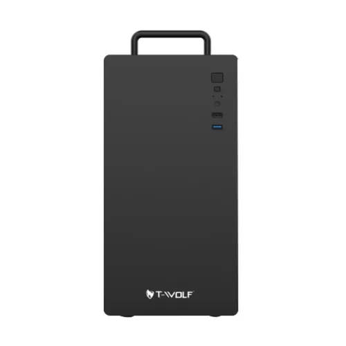 T-Wolf Ironcore Office Micro-ATX Mid Tower Casing — with 200W PSU