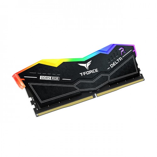 Team DELTA Desktop Gaming RAM — 16GB, DDR5, 6400MHz, RGB, Black