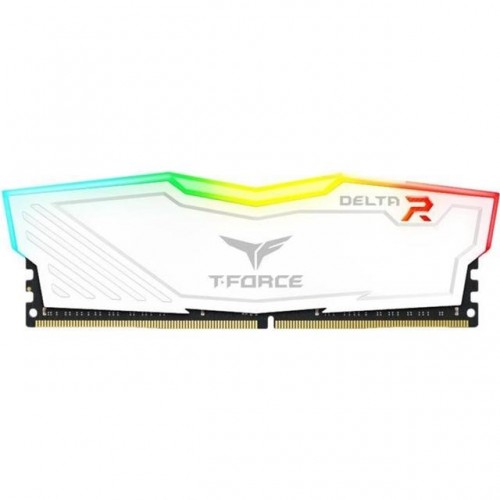 Team T-Force Delta Desktop Gaming Memory — 8GB DDR4, 3200MHz RGB, White