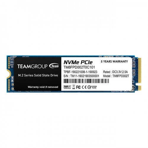 Team MP33 PRO M.2 PCIe Gen3 NVMe SSD — 2TB