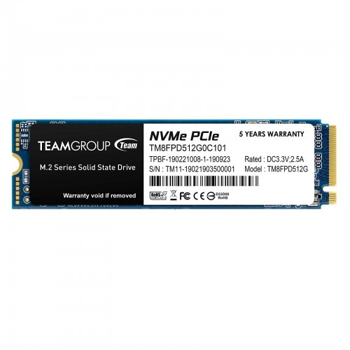 Team MP33 PRO M.2 PCIe Gen3 NVMe SSD — 512GB