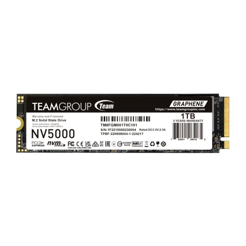 TEAM NV5000 1TB NVMe SSD — M.2 PCIe Gen4 x4
