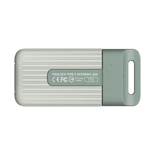 TEAM PD20 ECO Mini Portable SSD — 1TB, Type-C