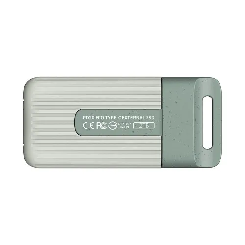 TEAM PD20 ECO Mini Portable SSD — 2TB, Type-C