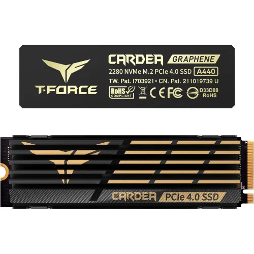 Team T-FORCE CARDEA A440 Gaming SSD — 1TB, M.2 PCIe NVMe