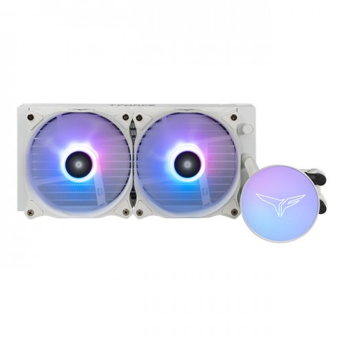 TEAM T-Force SIREN GD240E All-In-One CPU Liquid Cooler — ARGB, White
