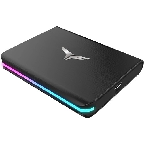 TEAM T-Force Treasure Touch Portable External SSD — 1TB, Type-C USB 3.2, RGB