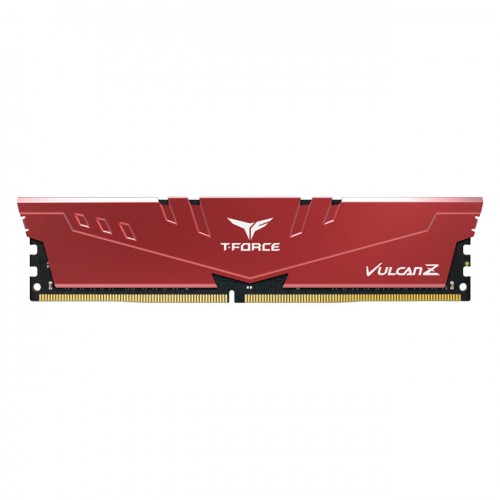 Team T-Force VULCAN Z Desktop Gaming Memory — 16GB DDR4 3200MHz, Red