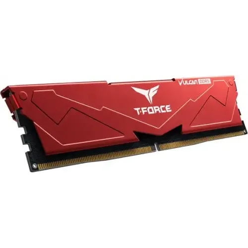 TEAM VULCAN RED Gaming Desktop DDR5 Memory — 32GB (16x2), 5600MHz