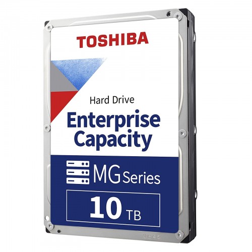 TOSHIBA MG06 Enterprise 10TB Hard Drive — 3.5", 7200RPM, SATA