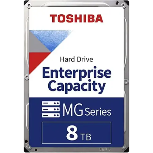 TOSHIBA MG06 Enterprise Hard Drive — 8TB, 3.5-Inch, 7200RPM, SATA