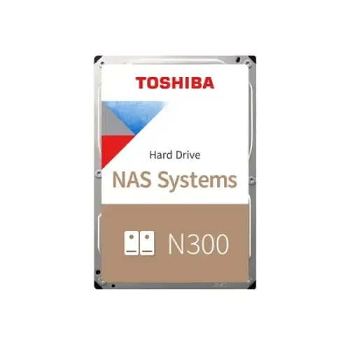 Toshiba N300 NAS Hard Drive — 8TB, 3.5", SATA 7200RPM