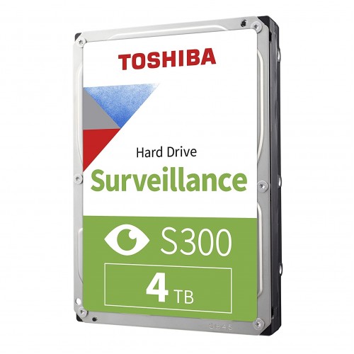 Toshiba S300 3.5-Inch Surveillance Hard Drive — 4TB, 5400RPM