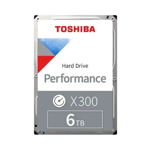 TOSHIBA X300 Performance 3.5" Hard Disk Drive — 6TB, 7200RPM SATA