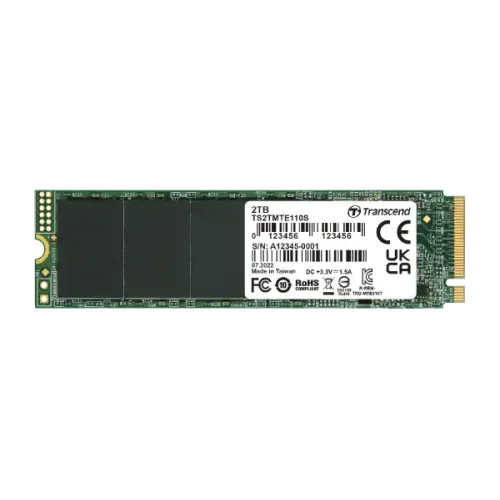Transcend 110S 2TB NVMe SSD — M.2 2280, PCIe