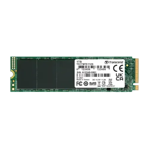 Transcend 112S NVMe SSD — 1TB, M.2 PCIe