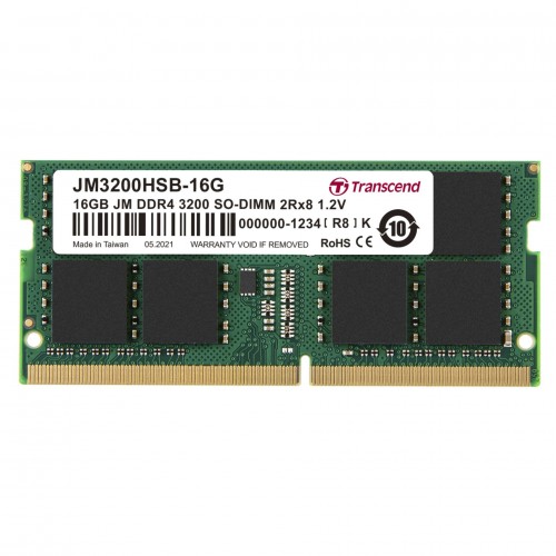 Transcend JetRAM Laptop Memory — 16GB, DDR4, 3200MHz, SO-DIMM