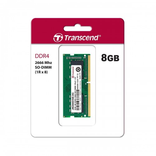Transcend SO-DIMM Laptop Memory — 8GB DDR4, 2666MHz Bus