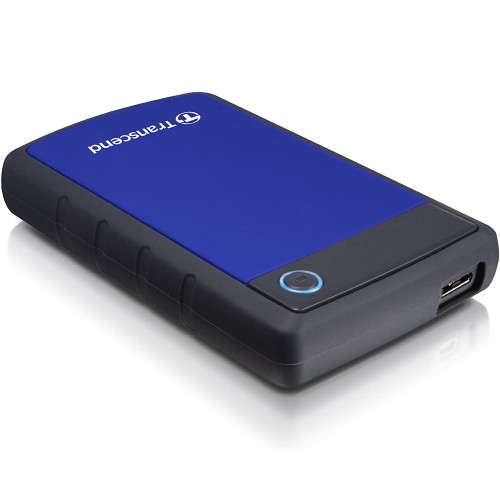 Transcend J25H3 Portable Hard Disk — 2TB, USB 3.1