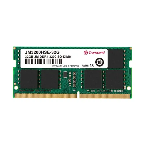 Transcend JetRAM Laptop Memory — SO-DIMM, 32GB DDR4 3200MHz