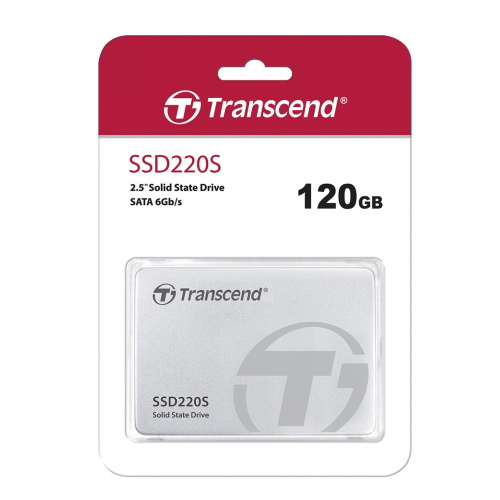 Transcend SSD220S Internal SSD — 120GB, 2.5" SATA III 6Gb/s