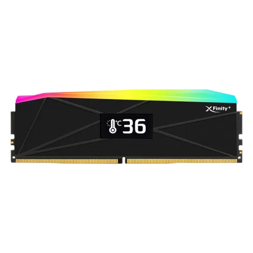 V-Color Manta XFinity+ Desktop RAM for AMD Platform — 16GB DDR5, 6000MHz CL30, ARGB, with OLED Display